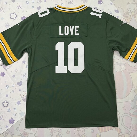 Green Bay Packers (NFL) #10 Jordan Love's Away Jersey - Picture 5 of 6